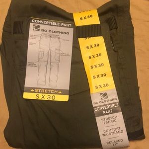 BC CLOTHING | convertible stretch pants | S x 30